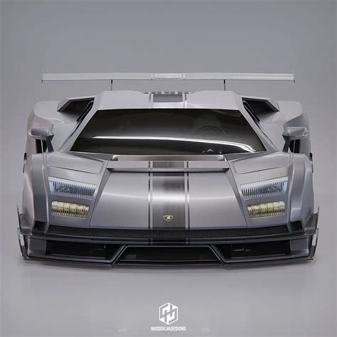 Lamborghini Countach Custom Body Kit By Hugo Silva Buy With Delivery