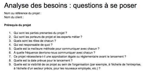 Questions Se Poser Pour Analyser Les Besoins Dun Projet Articulate