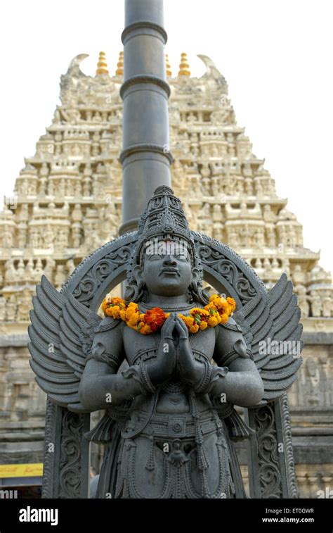 Statue Of Garuda Vehicle Of Lord Vishnu At Channakesava Vishnu Temple