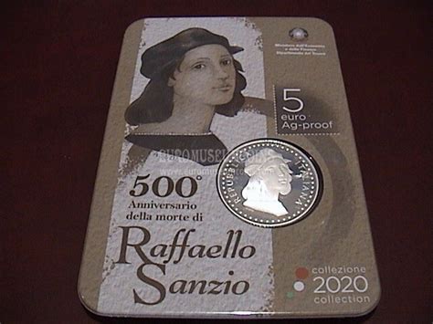 2020 Italia 5 Euro PROOF Raffaello Sanzio