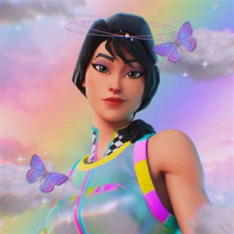 Fortnite Rainbow Racer Profile Picture Guerrera De Fantasía Dibujos