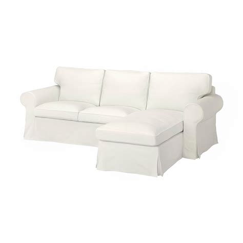 Ektorp 3 Seat Sofa With Chaise Longue Blekinge White Ikea