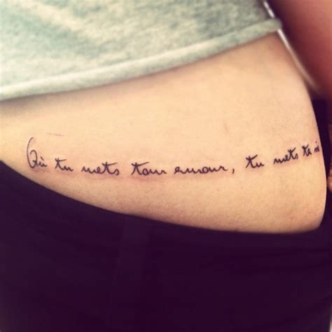 Tatouage Phrase Mod Les Et Exemples