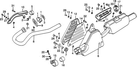 Honda Xl 250 K3 Exhaust