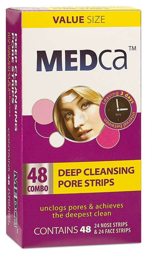 MEDca Deep Cleansing Pore Strips Combo Pack, 48 Count Strips | CarismedicCarismedic