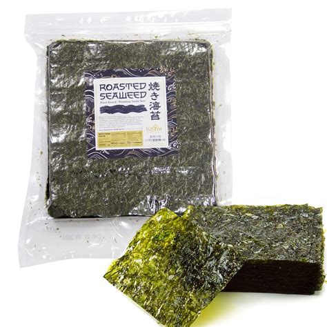 Fusion Select 50 Full Sheet Roasted Seaweed Sheets For