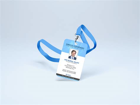 Corporate ID Card|ID Card Badge Design with Free Mockup on Behance