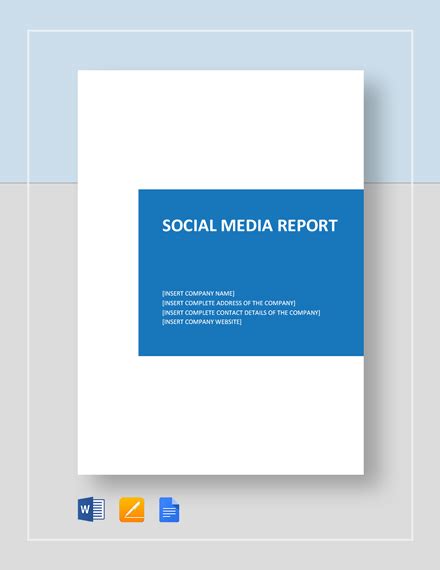 Social Media Report Template - 12+ Free Word, PDF Documents Download | Free & Premium Templates