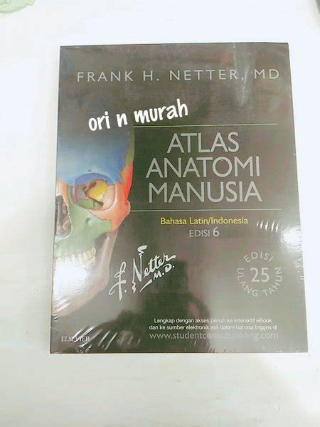 Jual Atlas Anatomi Manusia Frank H Netter Bhs Latin Indonesia Ed 6 Di