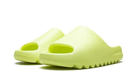 Shoppen Adidas Yeezy Slide Glow Green 2022 Schuh Yeezyco De