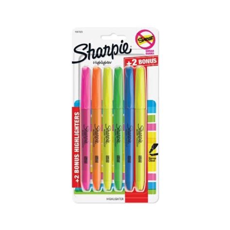 Sharpie Pocket Highlighters Chisel Tip Assorted Fluorescent Lazada Ph