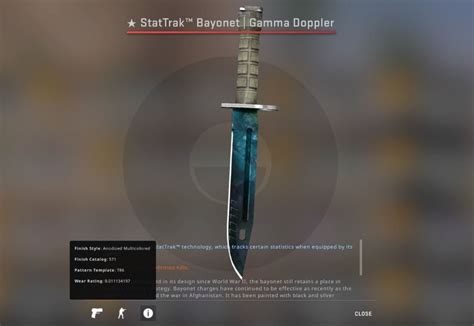 StatTrack Bayonet Gamma Doppler Phase 3 Video Gaming Gaming