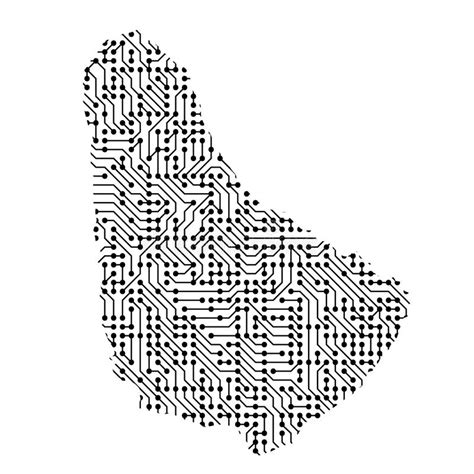 Diagrama Esquem Tico Del Extracto Del Mapa De Barbados Los Negros Y