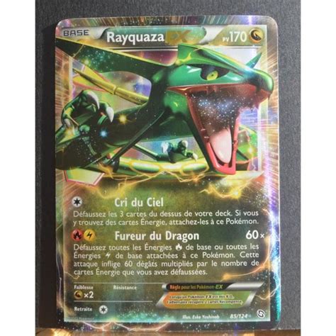 Carte Pok Mon Rayquaza Ex Pv Nb Dragons Xalt S Neuf Fr