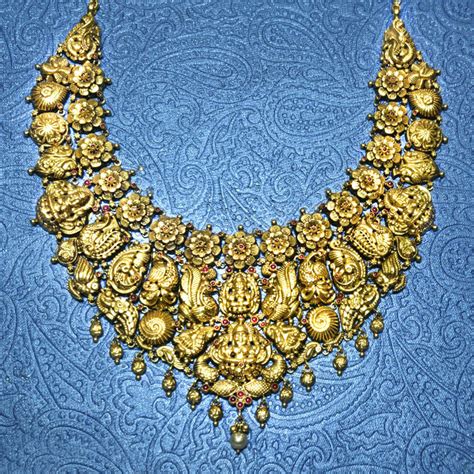 Mgdm Naga Stone Bridal Necklace Mahalaxmi Jewels