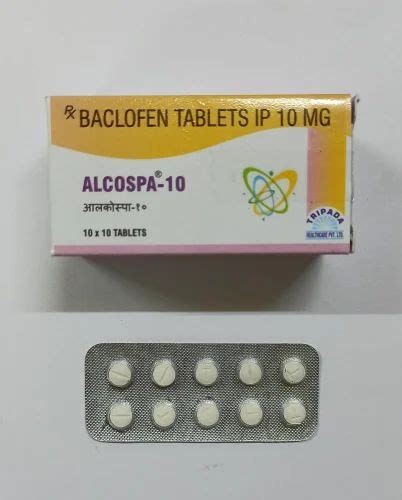 Baclofen Tablets Ip 10 Mg At Rs 102stripe Baclofen Tab In Nagpur