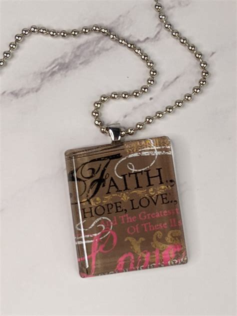 Faith Hope Love Necklace