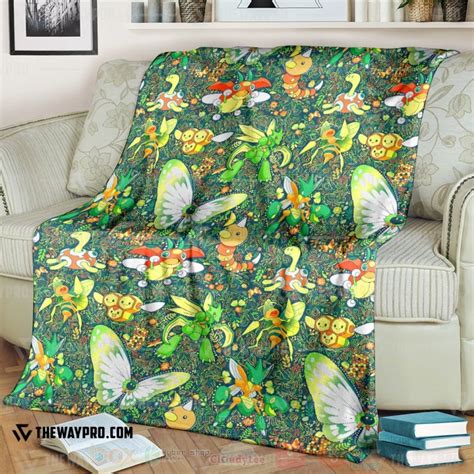 HOT Pokemon Bug Seamless Fleece Blanket Express Your Unique Style With BoxBoxShirt