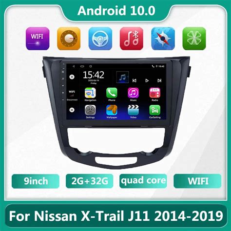 Android 10 0 Car Radio 2 Din For Nissan X Trail J11 Qashqai Rouge