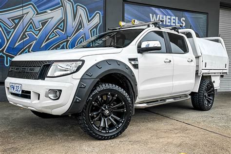 FORD RANGER HUSSLA AMBUSH MATTE BLACK Wheel 13194