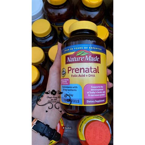 Vi N U Ng Nature Made Prenatal Multi Dha Vitamin Cho B B U Shopee