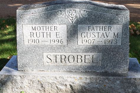 Gustav M Strobel Homenaje De Find A Grave