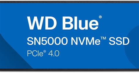 WD 4TB Blue SN5000 PCIe 4.0 M.2 Internal SSD WDBS3F0040BNC-WRSN