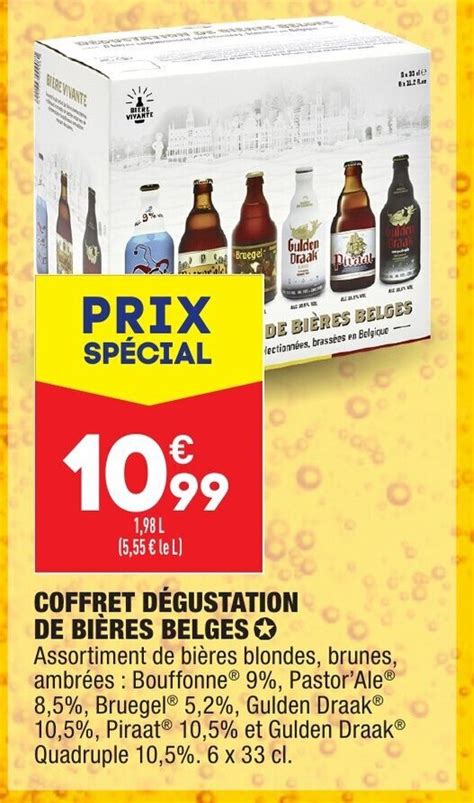 Promo Coffret Dégustation de Bières Belges chez ALDI