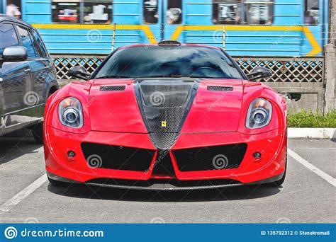 Kiev Ukraine Le 11 Avril 2016 Ferrari 599 GTB Fiorano Stallone