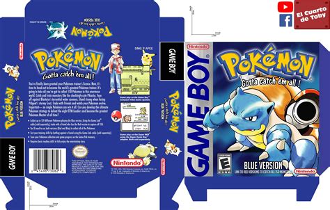 Portada Box Template Pokemon Paper Toys Template