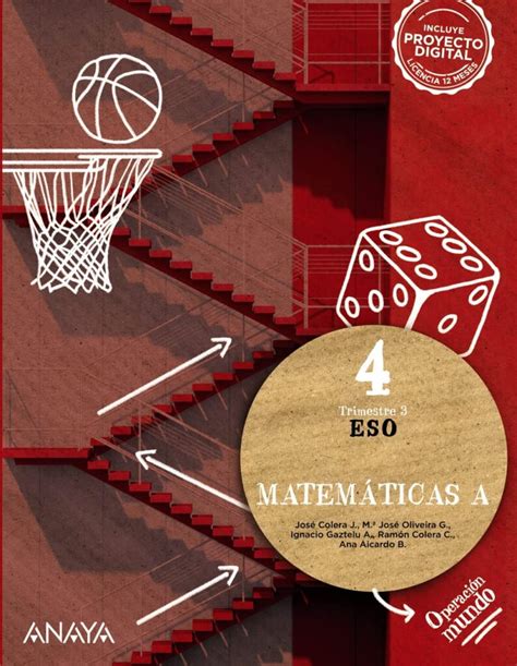 4º ESO MATEMÁTICAS A ACADEMICAS PROYECTO OPERACIÓN MUNDO 9788414325513