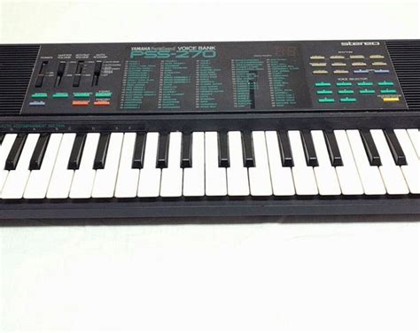 Vintage Yamaha Pss 270 80s Music Synth Keyboard Circuit Bending Bend