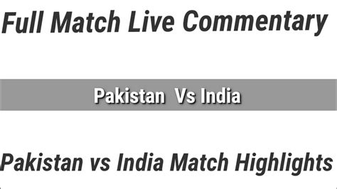 Pakistan Vs India T20 World Cup 2022 Highlights Youtube