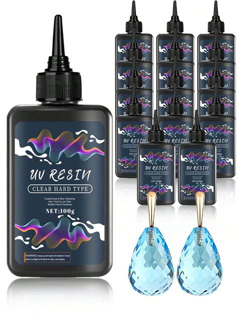 G Low Viscosity Crystal Clear Thin Uv Resin Kit Quick Curing