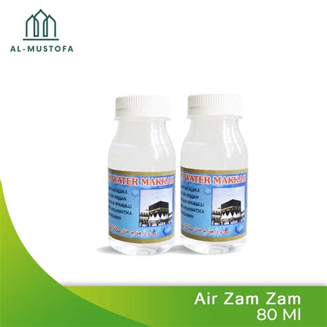 Jual Air Zamzam 80 Ml Asli Air Zam Zam 80 Ml Original Shopee Indonesia