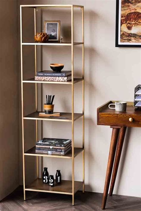 15 The Best Brass Bookcases