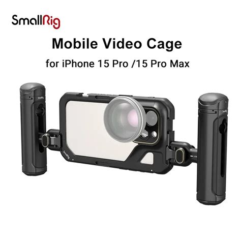 Smallrig Kit De Jaula De V Deo M Vil Para Iphone Pro Pro Max