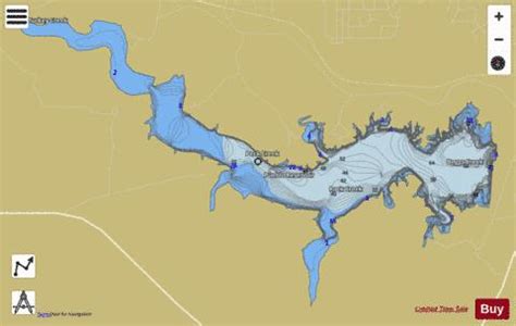 Pueblo Reservoir Fishing Map | Nautical Charts App