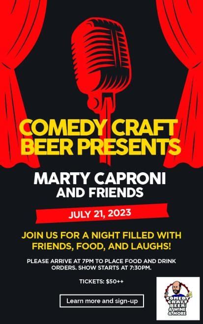 Comedy shows for July 2023 - Comedy Craft Beer