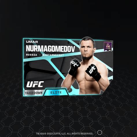 Umar Nurmagomedov 2023 Takedown Set ELITE NFT For Sale 2022 23