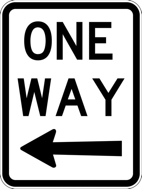 One Way (left or right arrow) | Road Signs | USS