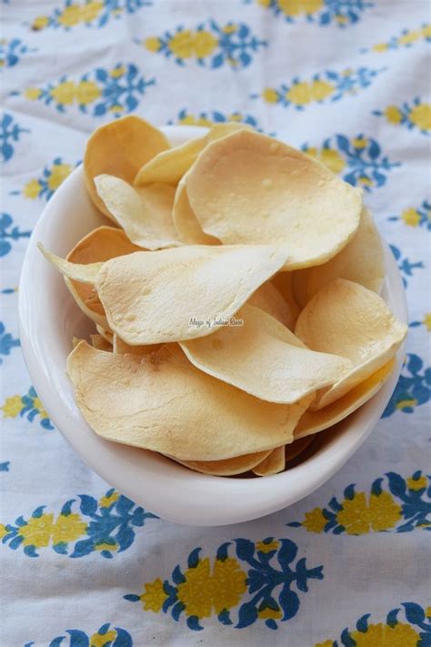 Sun Dried Potato Chips Homestyle Crispy Aloo Wafers Recipe Magic Of Indian Rasoi Dried