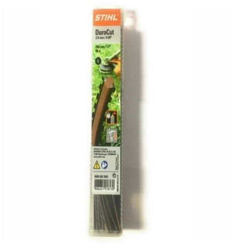 Stihl DuroCut Line Pezzi Con 2 0 Mm 48 Pezzi L Lamelle Seghettate