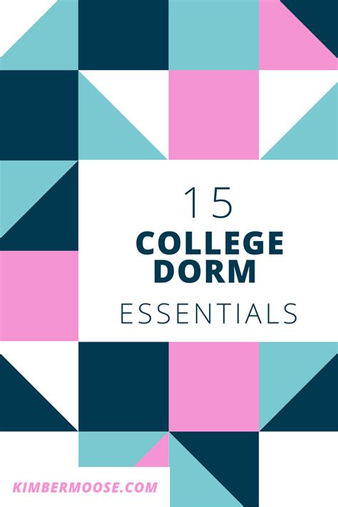 15 Dorm Essentials For College Girls Kimbermoose