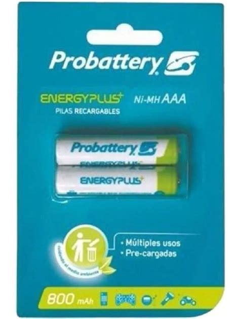 Pila Aaa Probattery Mah X U Pilas Recargables Bateria Web Electro