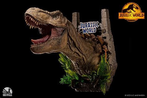 Jurassic World Dominion Tyrannosaurus Rex Wall Mounted Bust Comic