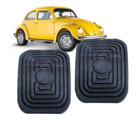 Kit Capa Pedal Freio Embreagem Fusca Brasilia Kombi Variant Shalomcar