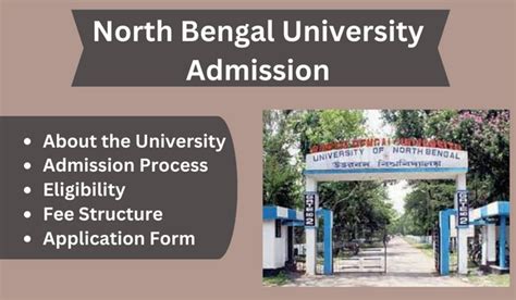 North Bengal University Admission 2024-25 |NBU | Courses, Last Date