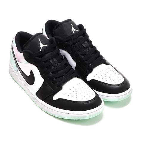 JORDAN BRAND AIR JORDAN 1 LOW SE GS WHITE MINT FOAM BLACK LIGHT