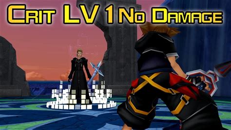 Data Demyx No Damage Level Critical Mode Kingdom Hearts Final